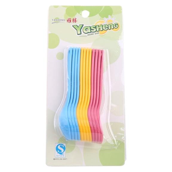 TwhqxjCN 12Pcs Baby Feeding Spoon Safe Toddler Training Eating Spoon Set Food 12pc New Baby Spoon Baby Rice Spoon