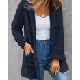 thumbnail image 4 of Cárdigan de Mujer con Capucha Oversize, Ligero, Moderno con Frente Abierto y Forro Polar Sherpa para Otoño Invierno, 4 of 5