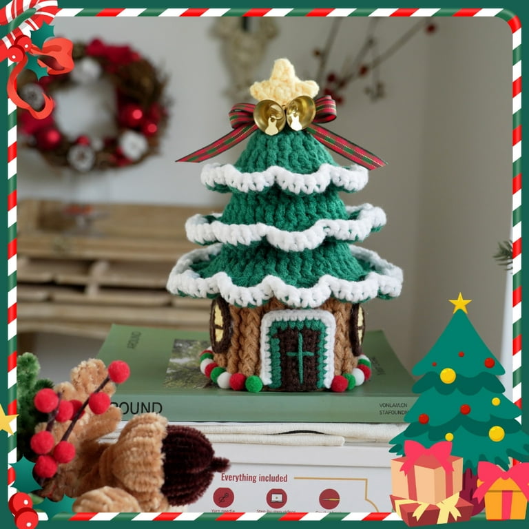  Crochet Kit for Beginners Kids Adults - Christmas Gnome  Amigurumi Crochet, Step-by-Step Tutorials Learn to Crochet Starter Kit, DIY  Knitting Set Craft Hobby, Birthday Christmas Gifts