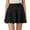 Black, variant on RUTAYY Women Skirt Flowy A-Line Skirt High Waisted Peplum Mini Skirt Pleated Cute Skirt Solid Color Flowy Swing Pleated Beach Skirts