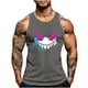 thumbnail image 2 of Camiseta sin mangas de cuello redondo para hombre, con estampado de Halloween, cuello redondo, estilo informal, deportiva, para hombre, 2 of 5