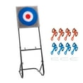 thumbnail image 1 of KFFKFF Axe Throwing Game, Plastic Bristle Target with 8 Throwing Axes Set, Foldable Steel Frame, Easy to Store, Stable Placement for Indoor and Outdoor, Backyard, 1 of 9