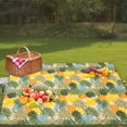 thumbnail image 1 of Esterilla De Picnic Impermeable, Plegable Para Playa Y Camping, 200 X 150 Cm, De Algodón Azul Y Multicolor, Con Base Impermeable Y Correa De Almacenamiento.,Vsgery, 1 of 7