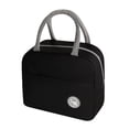 thumbnail image 3 of Paquete 50 piezas Lonchera con interior metalizado negro 23 x 19 x 12, 3 of 4