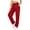 Red, variant on Crunowin Women’s Sweatpants Fall Casual Elastic Waist Full-Length Stright Leg Long Pants with Pockets Black Size L