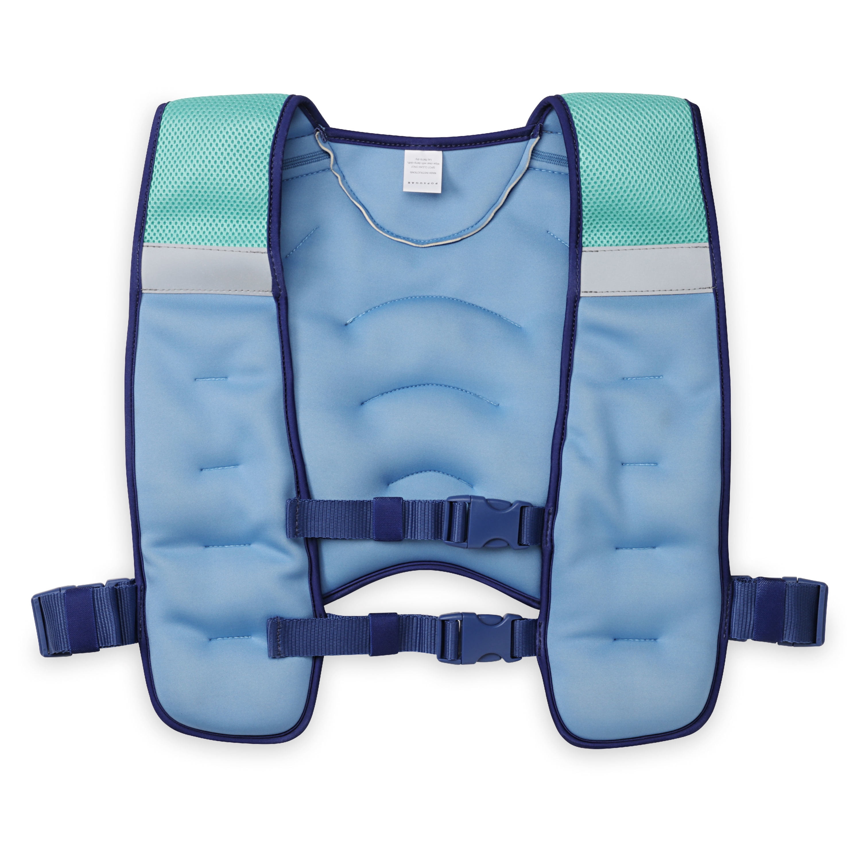 Popsugar 10lb Adult Weighted Vest, Blue, Unisex Adult Sizing