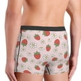 thumbnail image 4 of Bingfone Strawberry Floral Men's Underwear - Casual Stretch Boxer Briefs-X-Large, 4 of 7