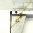 thumbnail image 4 of 100% Authentic 18K Yellow Gold Necklace for Women Wedding Jewelry Cute Rolo Chain 20"/50cm, 4 of 7