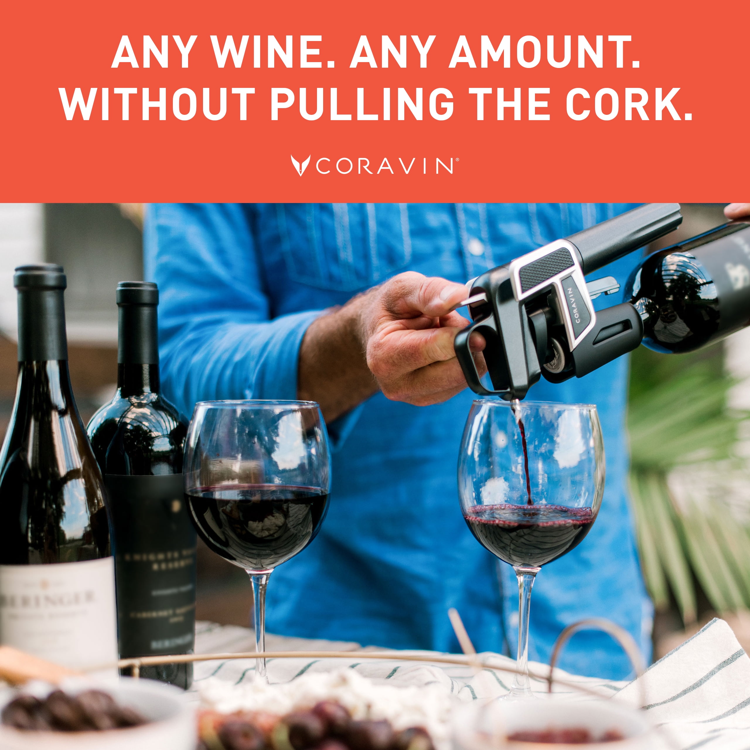 Coravin Model Two Premium - Wine Preservation System, Includes 2