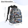 thumbnail image 4 of Lsque Video Game Classic Casual Backpack - Large Capacity Water-Resistant Backpack for School, Work, Travel, and Outdoor Activities, 4 of 8