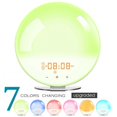 thumbnail image 5 of Wake Up Light Sunrise Sunset Alarm Clock Colorful Lights Natural Sounds Aid Bedside Lamp UK Plug, 5 of 5