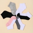 thumbnail image 4 of 5 Pairs of Children's Cotton Socks Baby Girl Boy Soft Breathable Suitable for 3~5Y Kids Casual Mesh Toddler Accessories 3711-1 4-6T, 4 of 6
