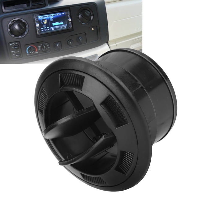 Greensen 75mm Dashboard Air Conditioning Deflector Outlet Black Round Vent Universal For Bus RV,Dashboard Air Conditioning Deflector,Exhaust Grille Outlet