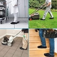 thumbnail image 4 of Water Resistant, Non-Slip, Washable Reusable Boot and Shoe Covers for Real Estate Contractors to Keep Floors, Shoes and Rooms Clean - 5 Pairs (Large, Black), 4 of 5