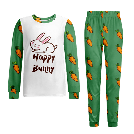 

Easter Pajamas-Girl s Pajamas Pants Sleepwear Pajamas Bottoms Multicolor Easterr Bunny Egg Carrot Kawaii Pajamas Size 160