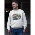 thumbnail image 2 of Speedway Classic - Retro Racing Car Graphic Men's Sweatshirt, 2 of 4