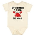 thumbnail image 3 of Inktastic Grammy and Papa Love Me Boys or Girls Baby Bodysuit, 3 of 5