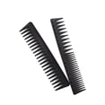 thumbnail image 1 of Moluckfu 3Pcs Wide Teeth Hairdressing Comb Black Salon Comb for Men Lightweight and Unbreakable, 1 of 8