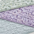 thumbnail image 6 of JERFIT 4-Piece Full/Queen Floral Seersucker Bedding Set with Quilt, Shams & Decorative Pillow, Wrinkle-Resistant Microfiber, Farmhouse Chic, 6 of 10