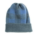 thumbnail image 2 of ZSQDM Winter Brush Lined Soft Warm Knit Cap Ski Sock Cuff Cap beanie of Men Golf Hats Men Bomber Hats Kids Swim Cap, 2 of 3