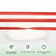 thumbnail image 2 of Uxcell Piping Cord Trim, 5 Yards Polyester 1/2 Inch Satin Piping Bias Tape with Welting Cord Lip Tape [Red], 2 of 7