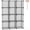 Grey, variant on Cube Storage Organizer 12-cube Grey Modular Plastic Shelf Unit for Bedroom Living Room Office
