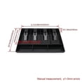 thumbnail image 3 of Black Cash Drawer Tray 4 Bill 3 Coin Cashier Tidy Box For Money Storage, 3 of 3