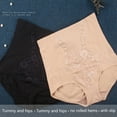 thumbnail image 6 of Valcatch Women Plus Size Tummy Control Panties Floral Lace Body Shaper High Waist Seamless Briefs Butt Lifter Shapewear, 6 of 7