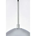 thumbnail image 3 of Eclipse 7 Lights Black Pendant With Clear Glass, 3 of 7