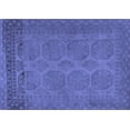 thumbnail image 1 of Ahgly Company Machine Washable Indoor Rectangle Persian Blue Traditional Area Rugs, 5' x 8', 1 of 4