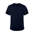 thumbnail image 2 of Scrubs for Men Modern Fit V Neck Short Sleeve Nurse Tops Twill Chest Pocket Top, 2 of 5