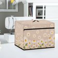 thumbnail image 5 of HELLHERO Daisies Pattern Sewing Machine Storage Cover Washable Easy to Store Zipper Storage Pockets Easy to Replacement and Clean, 5 of 8