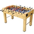 thumbnail image 3 of 54-Inch Hurricane Foosball Table for Family Game Rooms with Light Cherry Finish, Analog Scoring and Free Accessories, 3 of 6