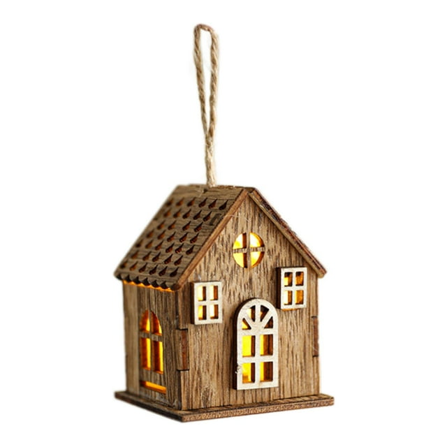 Árbol De Navidad Colgante Para Decoración Del Hogar, Oficina, Iluminación De Casa De Pueblo, Estilo Navideño A Estilo A