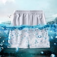 thumbnail image 5 of HOMADLES Boys Athletic Shorts, Boys Active Shorts Soccer Shorts Boys Elastic Waist Lightweight Short Pants Outdoor Gym Running Shorts Gray 3-4 T, 5 of 9
