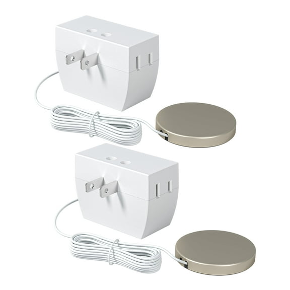 DEWENWILS 2 Pack Touch Dimmer Switch, Plug and Play Lamp Touch Control Pad, Touch Lamp Switch, Dimmable LED/CFL Lights, and Incandescent Bulbs, 7.5FT Extension Cord, ETL Listed, White