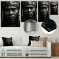 thumbnail image 4 of Designart "Warrior Tribal in Africa I" African American Metal Wall Art Prints, 4 of 5