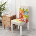 thumbnail image 6 of Chair Covers for Dining Room Chairs Stretch Printed Dining Chair Cover Set Of 4,Washable Elastic Pioneer Colorful Floral Kitchen Chair Slipcovers, Removable Seat Protector for Home or Party, 6 of 8