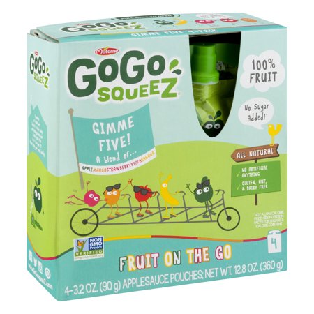 UPC 848860001368 product image for GoGo squeeZ Applesauce GIMME 5 3.2oz 4PK | upcitemdb.com