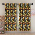 thumbnail image 5 of Blackout Kids Curtains,Black Toy Like Dinosaurs Pattern Childrens Insulated Curtains Set Of 2,Bedroom Essentials,Toddler Room Decor 52"x63", 5 of 5