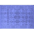 thumbnail image 1 of Ahgly Company Machine Washable Indoor Rectangle Oriental Blue Traditional Area Rugs, 5' x 8', 1 of 4