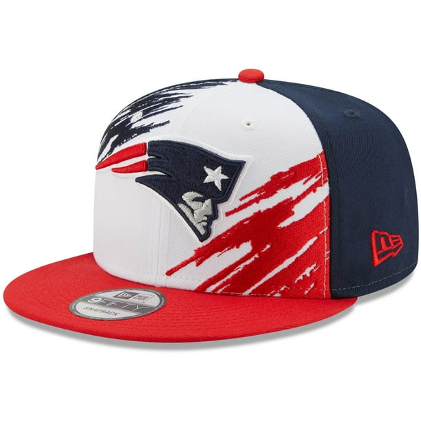 منظفات New England Patriots New Era Splatter 9FIFTY Snapback Hat - White ... منظفات