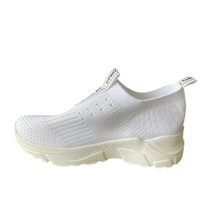 

gvdentm Sneakers For Women Running Shoes Wedges Breathable Sneakers Women s Outdoor Casual High Top Womens Sneakers