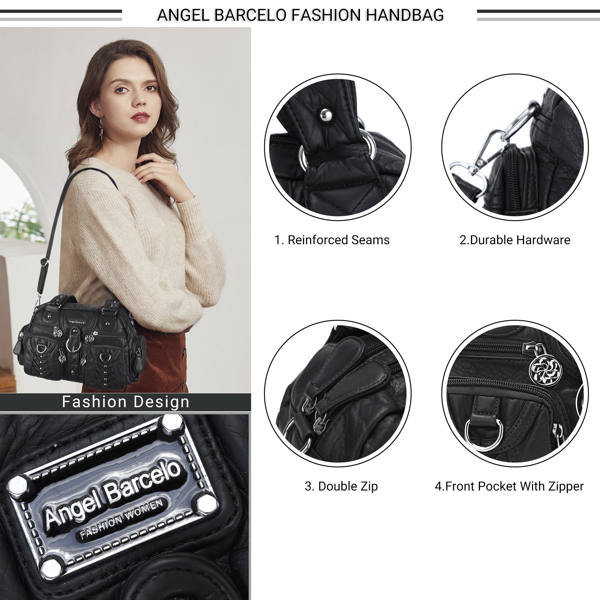 Angel Kiss New Arrival Handbag PU Leather Shoulder Bags Fashion Crossbody Bag in High Quality For Women
