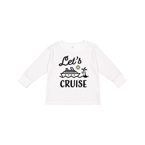 Inktastic Lets Cruise Boys or Girls Long Sleeve Toddler T-Shirt