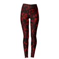 thumbnail image 4 of Outfmvch Love Heart Yoga Leggings for Women Printed Leggings with Pockets for Women Cotton Leggings Butt Lifting Leggings for Women Seamless Leggings for Women Yoga Shorts Women's Pants Brick Red 4xl, 4 of 4