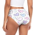thumbnail image 6 of Women's Underwear Pink and Purple Hearts Hipster Panties Underwear for women, Large, 6 of 9