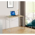 thumbnail image 4 of 39.4" inch Computer Desk Modern Writing Desk, Simple Study Table, Industrial Office Desk, 4 of 5