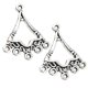 thumbnail image 1 of DIY Pendant Charms Alloy Pendant Connector for Jewelry Making 30Pcs, 1 of 5
