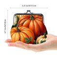 thumbnail image 2 of Thanksgiving Elegant Microfiber Coin Purse with Zinc Alloy Jaws - Compact and Stylish Small Wallet, 4.3x4.7 in/11x12 cm Size, 2 of 7